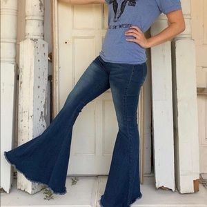 Turquoise Haven denim bells